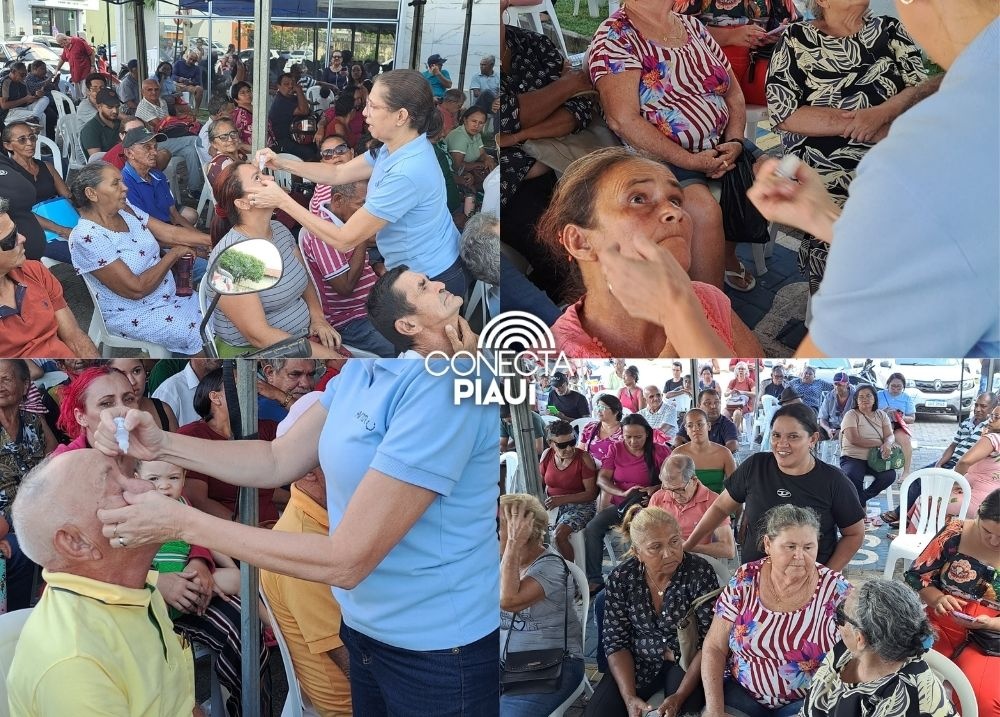 Idosos de São João do Arraial realizam cirurgias de catarata em Teresina