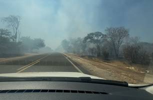 Incêndio no Piauí (Foto: Pedro Melo/Conecta Piauí)