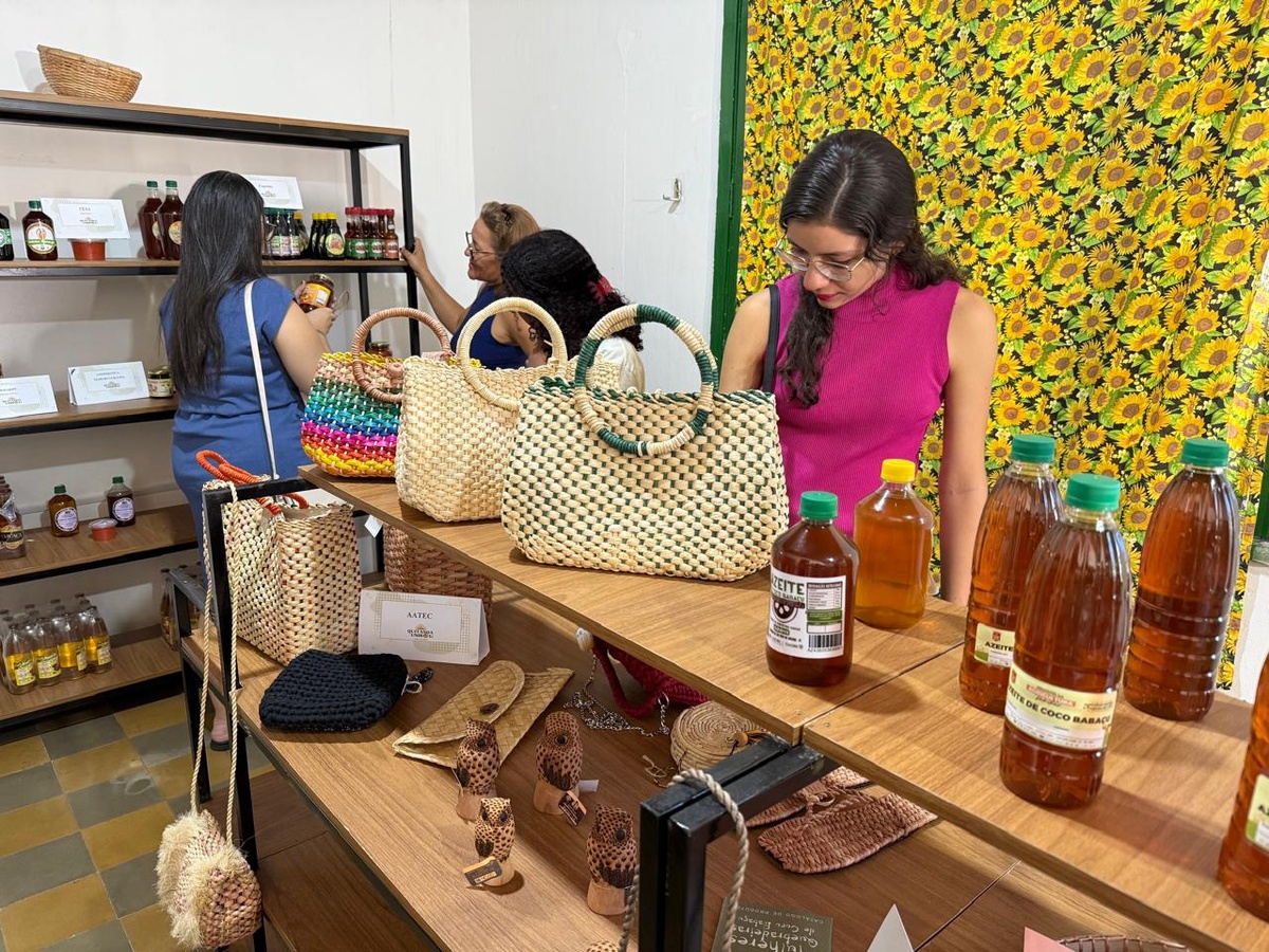 Iniciativa garante a venda de produtos de cooperativas em Teresina