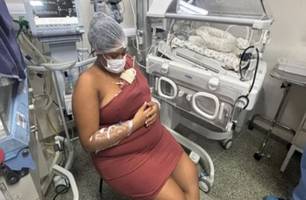 Jovem de 23 anos surpreende ao dar à luz quadrigêmeos em Salvador (Foto: Reprodução)