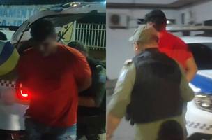 Jovem é apreendido com moto adulterada durante blitz no Grande Dirceu (Foto: Repórter 12/Conecta Piauí)