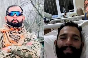 Maranhense que foi para guerra na Ucrânia tem perna amputada (Foto: Reprodução)