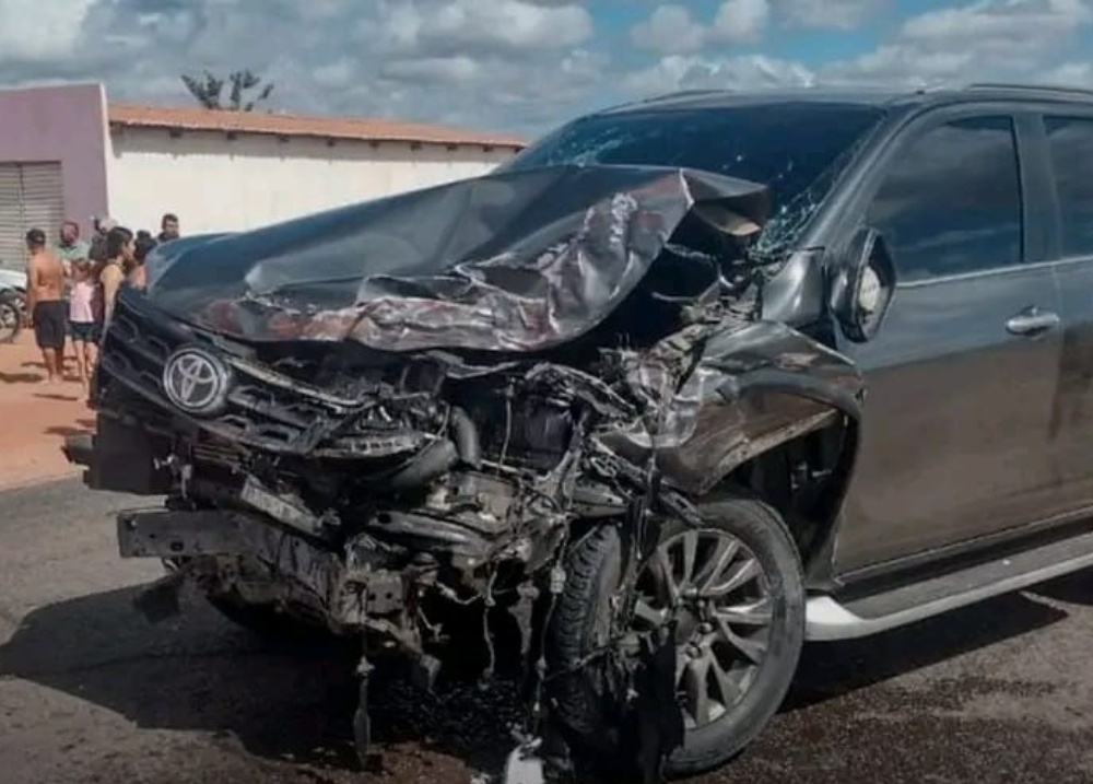 Motorista morre em grave colisão entre pick-up e caminhonete na PI-378, em Pio IX