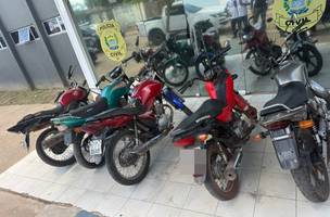 Motos adulteradas divulgadas para venda na internet são apreendidas em Piripiri (Foto: Divulgação/Polícia Civil/Ascom)