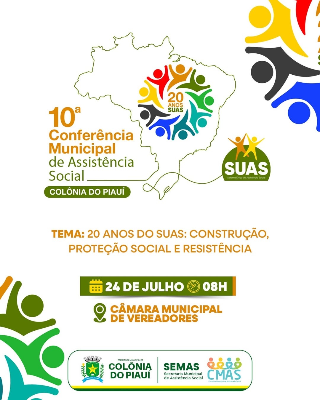 Município de Colônia do Piauí realiza 10ª Conferência de Assistência Social