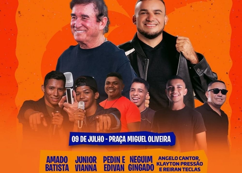 Palmeira do Piauí celebra 63 anos com inaugurações e grandes shows; confira programação