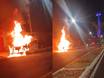Perda total: carro fica completamente destruído após pegar fogo em Teresina