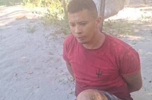 PM prende 'Chinês', comparsa de assaltante baleado na zona Sudeste de Teresina (Foto: Reprodução)