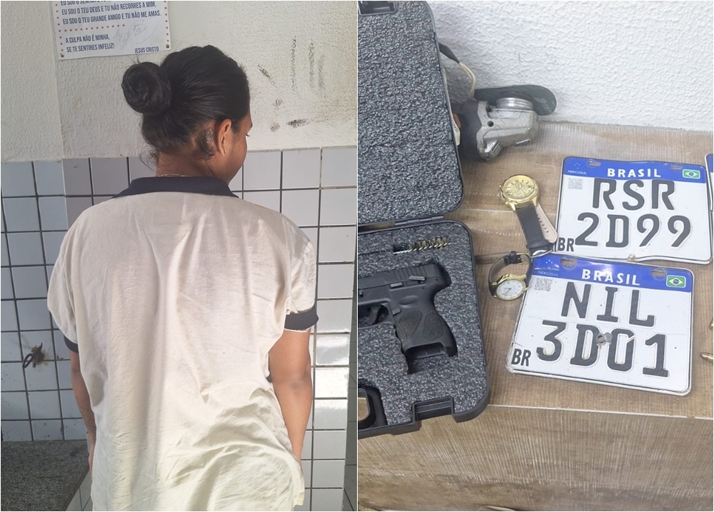 Polícia apreende material de desmanche e prende mulher em Teresina