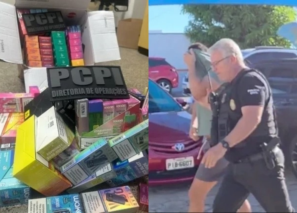 Polícia fecha ponto de venda de vapers em casa de luxo na zona Sul de Teresina