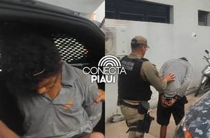Polícia prende homem suspeito de arrombar e furtar loja na zona Leste de Teresina (Foto: Repórter 12/Conecta Piauí)