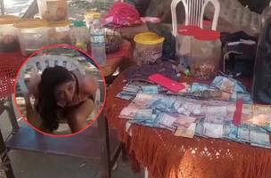 Polícia prende mulher que usava filhos para disfarçar venda de crack em Teresina (Foto: Repórter 12/Conecta Piauí)