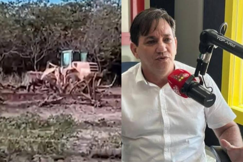 População denuncia uso de máquinas públicas em obra de vereador em Bom Princípio