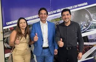 Prefeito Wilton Coutinho busca investimentos para Massapê em reunião com a Codevasf (Foto: Reprodução)