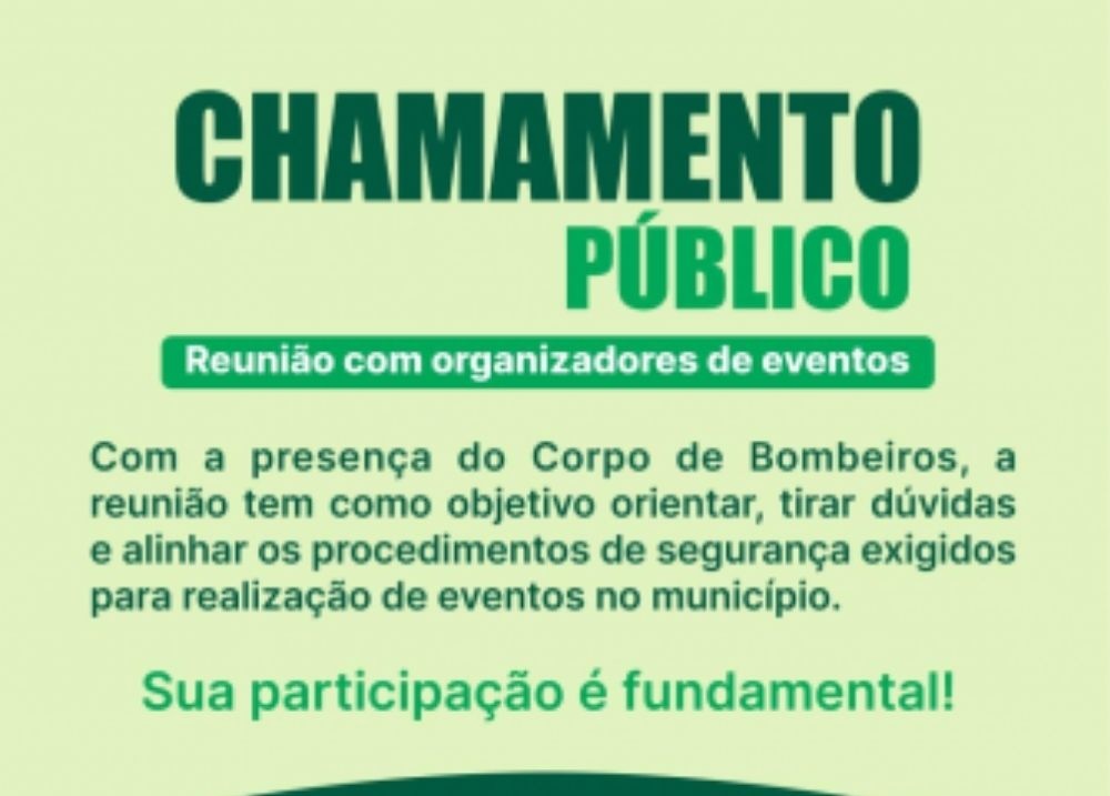 Prefeitura de Esperantina promove reunião com organizadores de eventos nesta sexta (11)