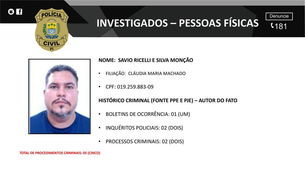 Presos na operação DENARC 59: Capital Oculto e envolvidos em esquema criminoso