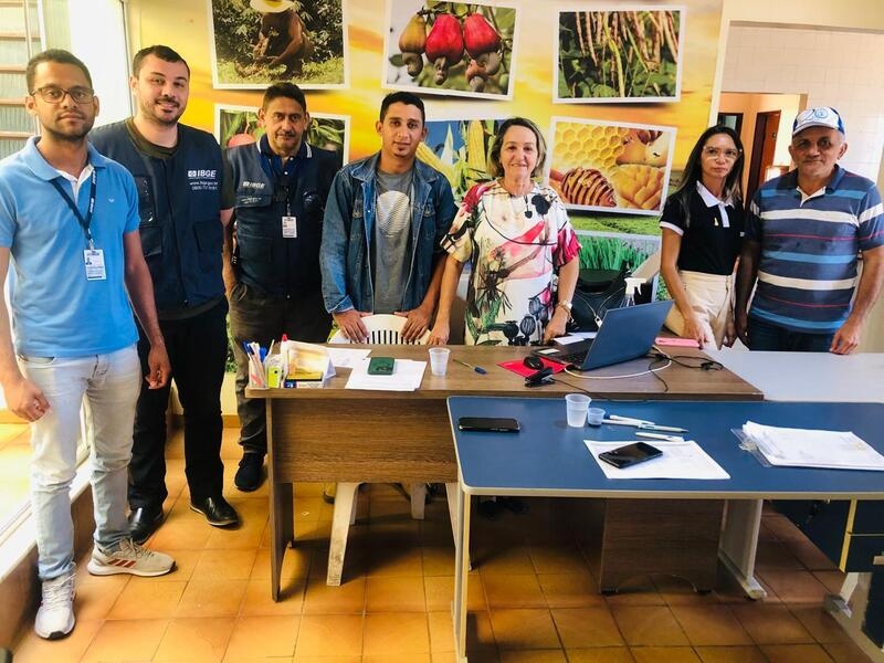 Reunião para levantamento de dados agrícolas locais
