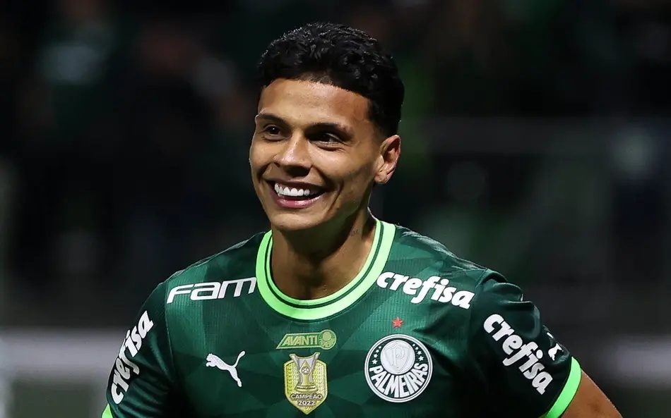 Richard Ríos, volante do Palmeiras