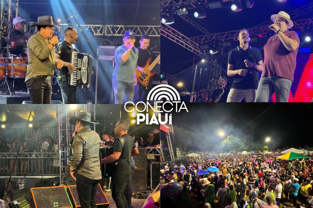 Shows animam a noite na Festa do Vaqueiro 2025 em Demerval Lobão