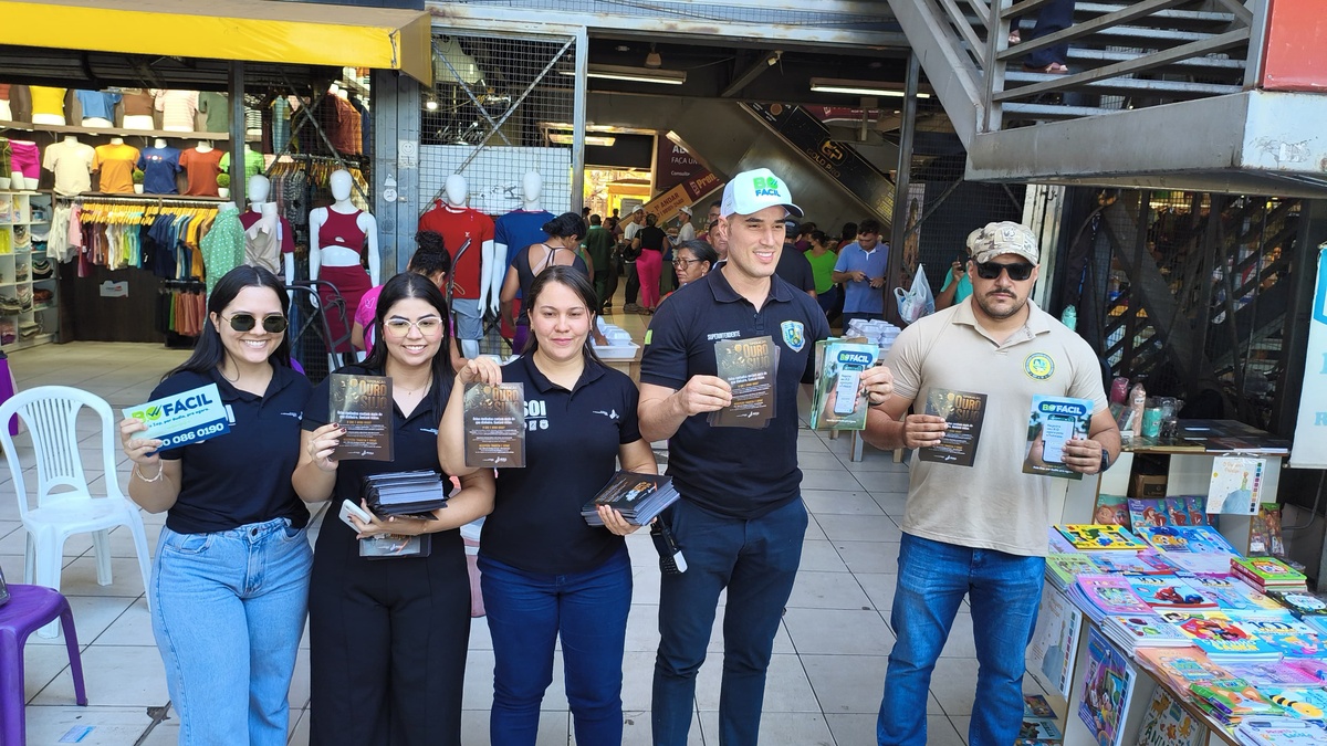 SSP realiza ação educativa contra comércio ilegal de joias no Centro de Teresina
