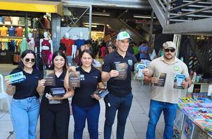 SSP realiza ação educativa contra comércio ilegal de joias no Centro de Teresina (Foto: Conecta Piauí)