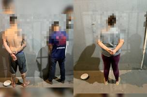 Três pessoas são presas por tráfico e posse de munição durante operação em Picos (Foto: Divulgação/PMPI)