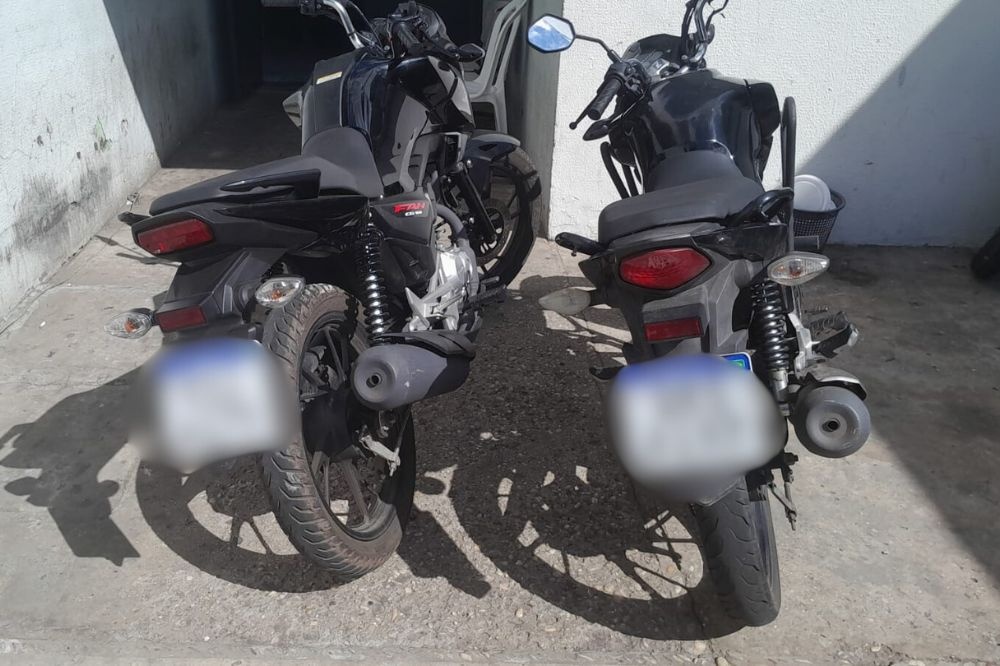 Trio é preso e motos furtadas são recuperadas pela PM em Teresina