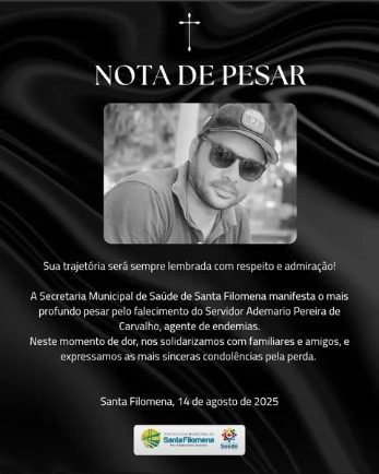 Agente de endemias é assassinado durante festejos em Santa Filomena do Piauí