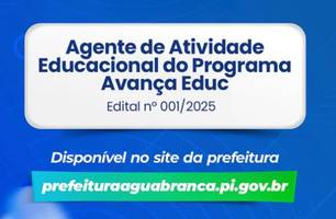 Água Branca convoca aprovados para Agente Educacional do Avança Educação (Foto: Reprodução/Redes sociais)