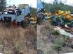 Caminhão que transportava carga de bananas tomba na BR-343, em Buriti dos Lopes