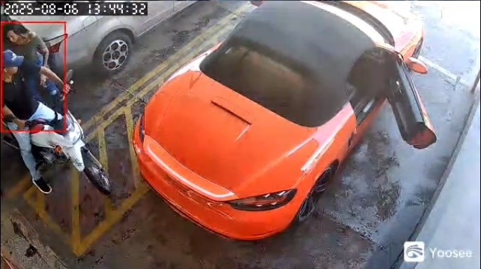 Casal faz arrastão em loja de veículos e foge em moto na zona Sul de Teresina