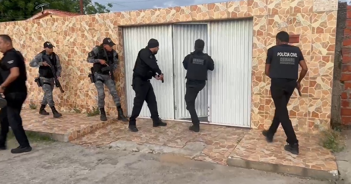 DENARC 65: polícia cumpre 26 mandados em operação contra o tráfico em Teresina