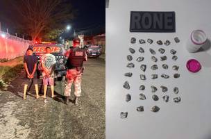 Dois adolescentes são apreendidos por tráfico de drogas em Teresina (Foto: Reprodução)