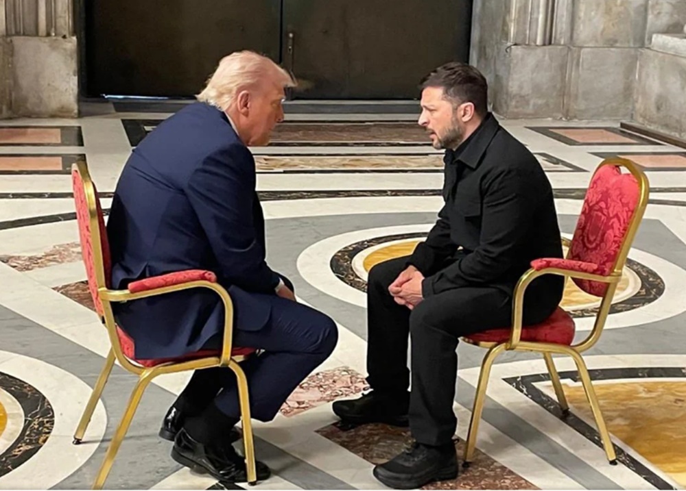 Donald Trump e Volodymyr Zelensky