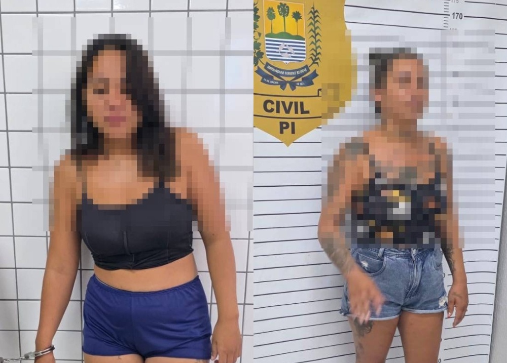 Dupla suspeita de tráfico de drogas é presa após ameaçar policiais em Parnaíba