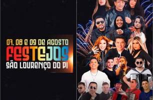 Festejos de São Lourenço do Piauí prometem três dias de muita música e animação (Foto: Reprodução)