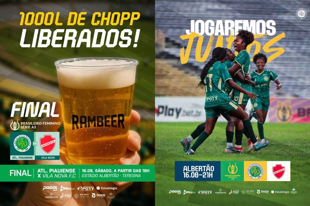 Final do Brasileirão Feminino A3 terá 1000 litros de chopp liberados no Albertão