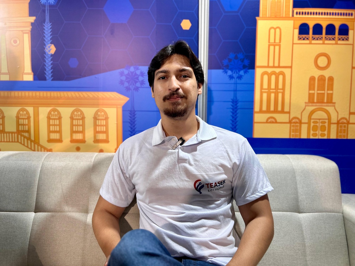 Gabriel Carvalho, CEO da empresa Teaser Soluções