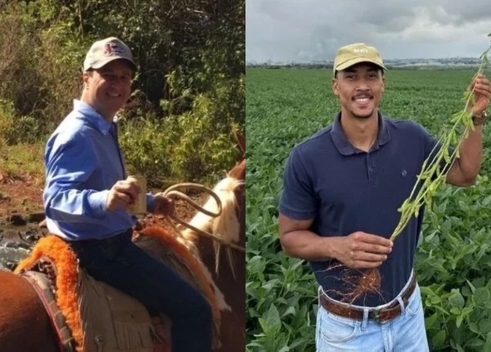 Giuliano Barbosa Neves, de 48 anos, e João Victor Freitas Ribeiro, de 27 anos