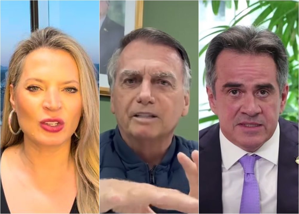 Joice, Bolsonaro e Ciro Nogueira