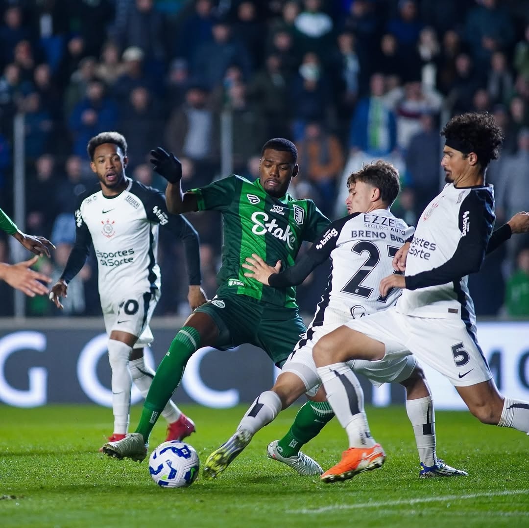 Juventude vence Corinthians por 2 a 1 e encerra jejum de cinco jogos