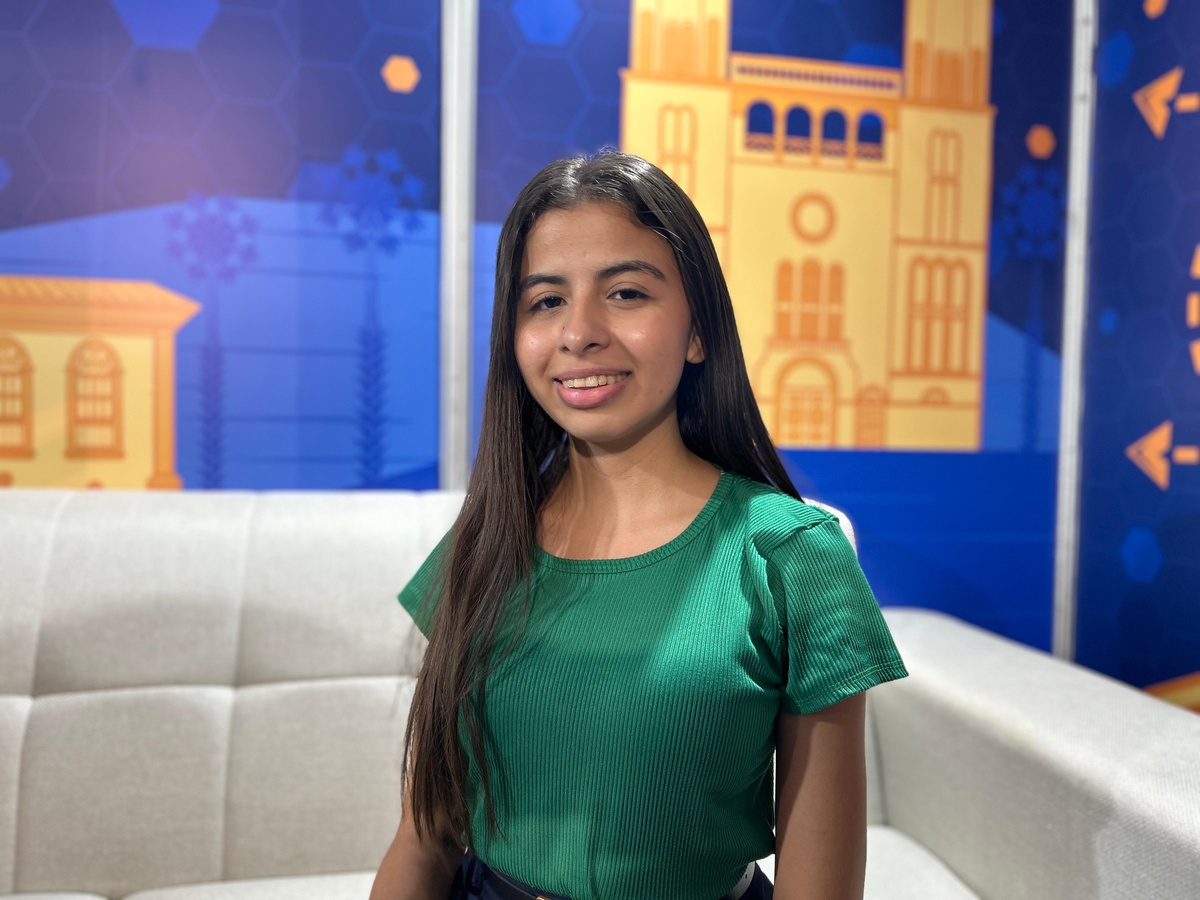 Maria Abigail, representante da cooperativa de rapadura da cidade de Boa Hora