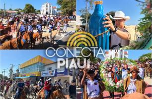 Mega Cavalgada dos Festejos de Água Branca reúne grande público e shows (Foto: Conecta Piauí)