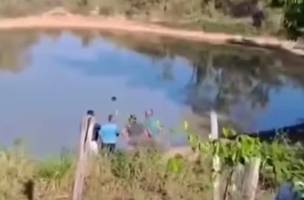Mistério: Pai e filho são encontrados mortos em lagoa em Senador Alexandre Costa (Foto: Reprodução)