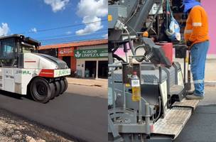 Obras de asfaltamento iniciam em José de Freitas com apoio do Governo do Estado (Foto: Reprodução)