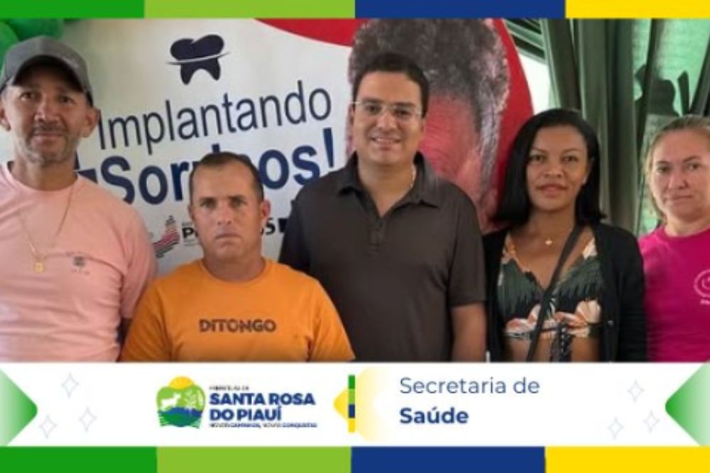 Pacientes de Santa Rosa do Piauí são atendidos pelo programa Implantando + Sorriso