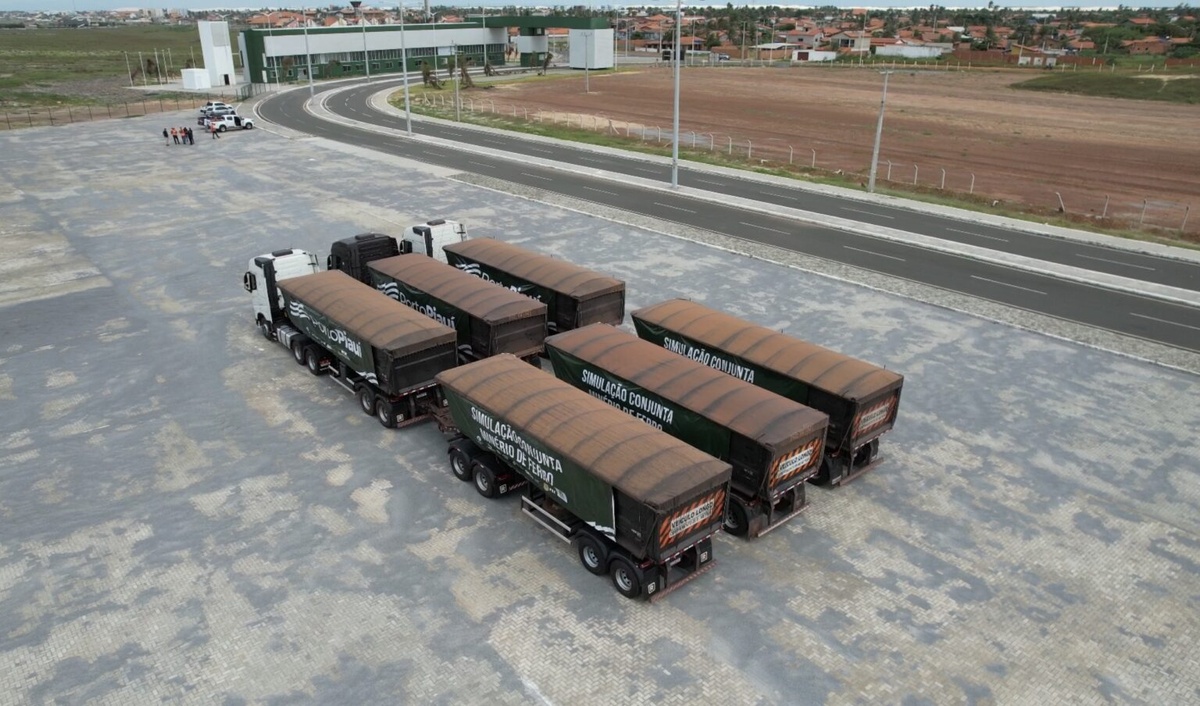 Piauí se prepara para exportar minério pelo Porto em 2026; PRF faz testes em BRs