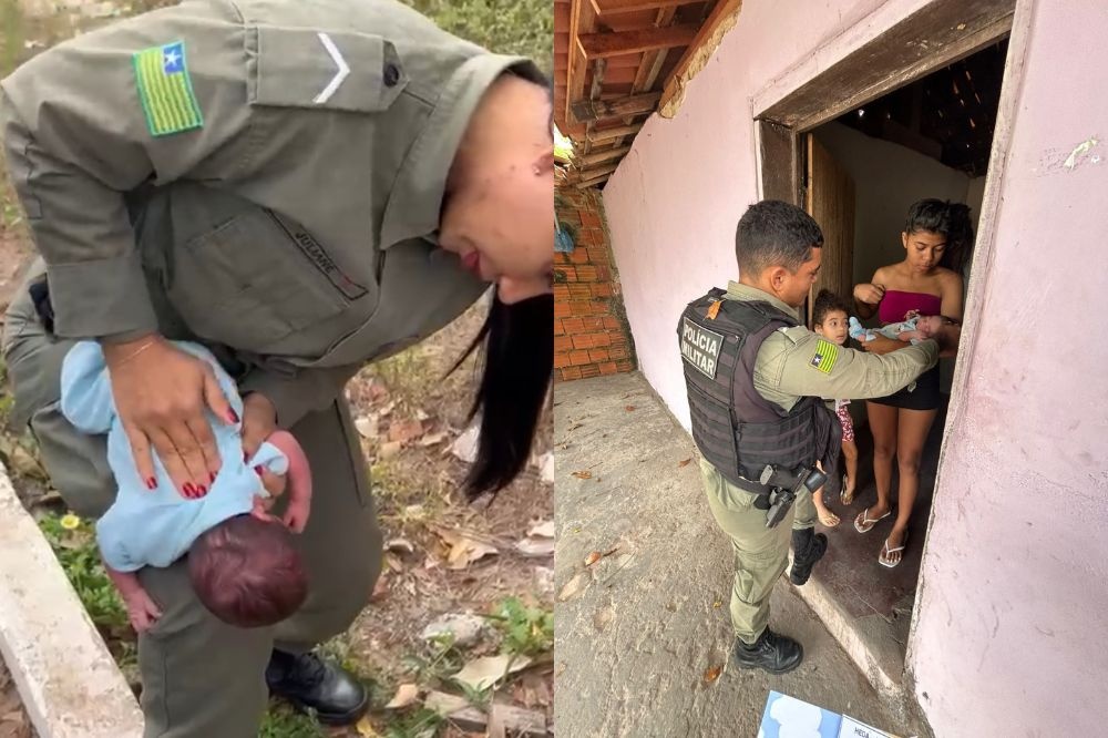 PM salva recém-nascido engasgado durante atendimento de emergência em Cocal