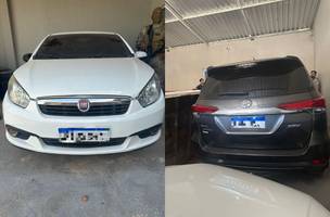 Polícia apreende veículos adquiridos para lavar dinheiro durante operação em THE (Foto: Reprodução)