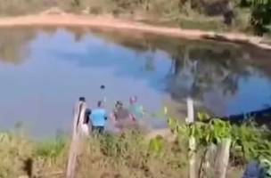 Polícia conclui o que causou a morte de pai e filho encontrados em lagoa no MA (Foto: Reprodução)